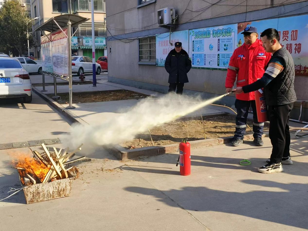 兰山街道后十社区开展1月份消防安全培训会议